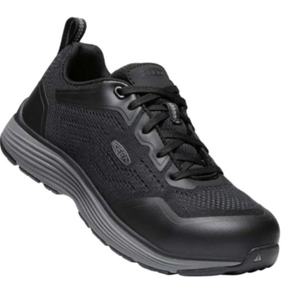 KEEN Utility Sparta ll Aluminum hard toe black gray work shoes sz 7.5